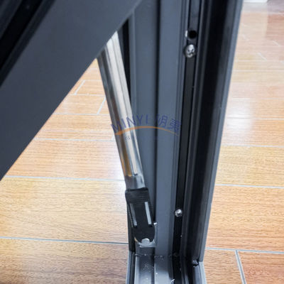Hardware Aluminium Horizontale Zentrum gehängte Drehschraubschraubschraubfenster für Ländermärkte