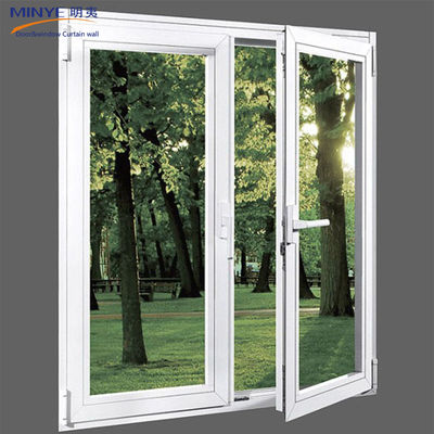 Anodisierte Aluminiumverkleidung Holzprofil Doppelrahmen-Fenster mit Anodisierung