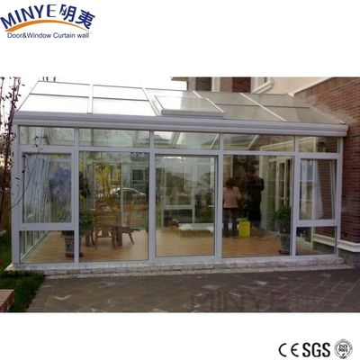 Moderne Aluminium Garten Sonnenzimmer mit Wärmedämmung und winddichtem Doppelgehärtetem Glas
