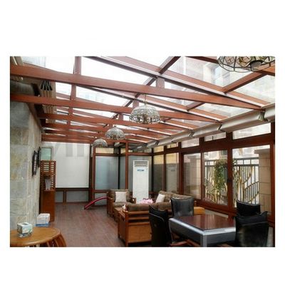 Moderne Aluminium Garten Sonnenzimmer mit Wärmedämmung und winddichtem Doppelgehärtetem Glas