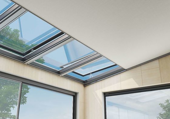 Doppelgehärtetes Glas-Aluminium-Dachfenster mit Glasfasernetz