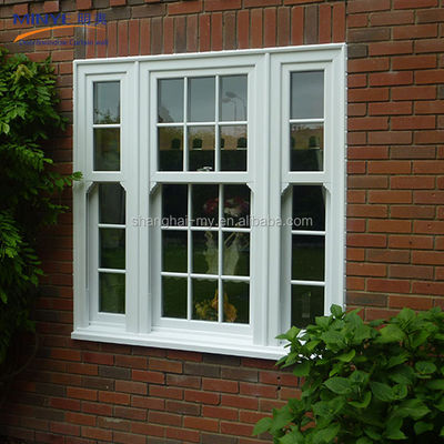 Moderne Upvc-Rutschfenster mit winddichtem Kunststoffrahmen und Doppelverglasung