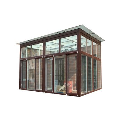Innenhof, benutzerdefiniertes, pulverbeschichtetes, orkansicheres, laminiertes, gehärtetes Glas, Sonnenzimmer