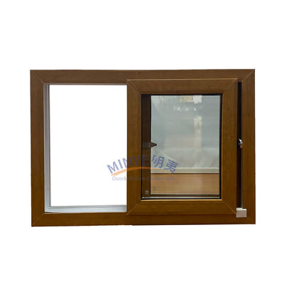 Anpassungsfähige UPVC-Schiebefenster mit horizontalen Öffnungsmustern und Farbauswahl