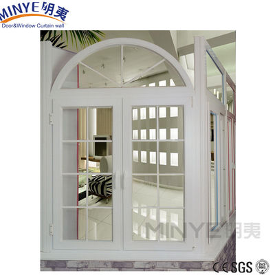 Modernes französisches Design Schalldicht PVC Glas Fenster und Türen mit Grill Wohnraum