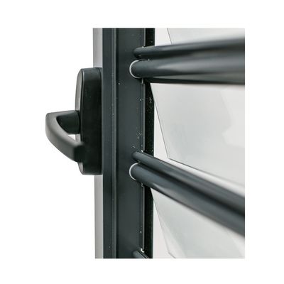 Modernes Design Einzel-Doppel-Temperierung Beschichtung Low-E Jalousie Fenster Aluminiumrahmen