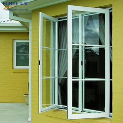 Modernes französisches Design Schalldicht PVC Glas Fenster und Türen mit Grill Wohnraum