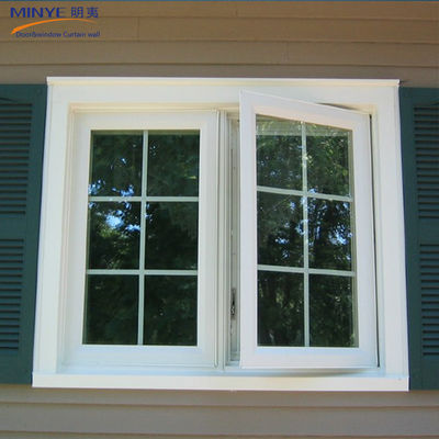 Modernes französisches Design Schalldicht PVC Glas Fenster und Türen mit Grill Wohnraum