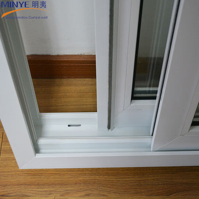 Winddichte Funktion Doppelschleifglas UPVC-Vertikalfenster mit Energieeinsparvorteil