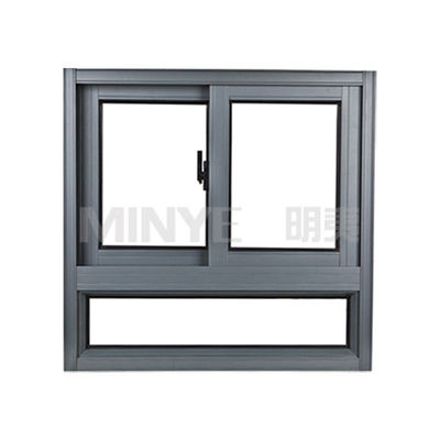 Schiebefenster im Badezimmer-Stil aus PVC-Profil mit Fliegenschirm und deutscher Hardware