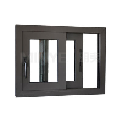 Schiebefenster im Badezimmer-Stil aus PVC-Profil mit Fliegenschirm und deutscher Hardware