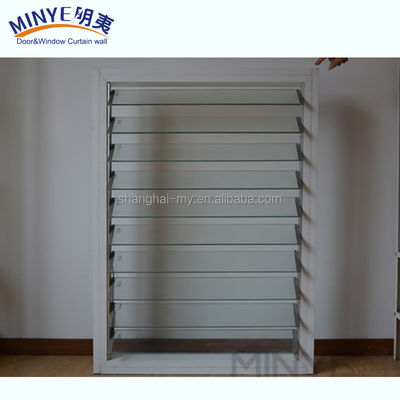 Ökonomie Aluminiumlegierung Bad Louver Fenster mit winddichten Glas Plantage Fensterläden