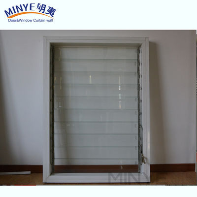 Dekorative Aluminiumlegierung Hurrikan Glas Louver Blatt Fenster für Sicherheitsmaßnahmen