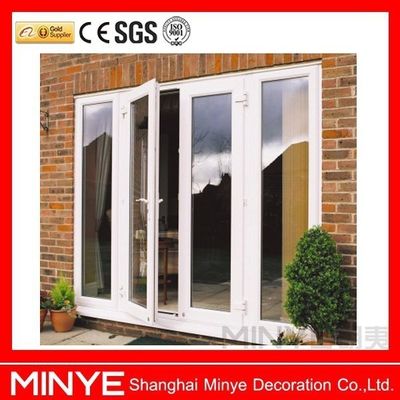 Gute Luftdichte und Wasserdichte PVC/UPVC-Fassungsglas Haupttür mit Gitter