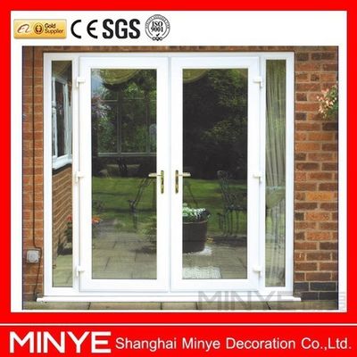 Gute Luftdichte und Wasserdichte PVC/UPVC-Fassungsglas Haupttür mit Gitter