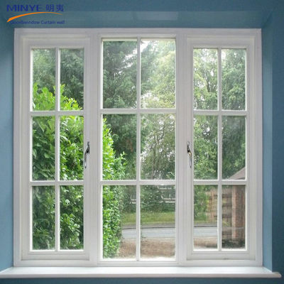 Doppelglas, maßgeschneiderte Größe Upvc/Pvc-Fenster für Wärme- und Schalldämmung