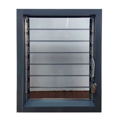 Modernes Design Pulverbeschichtung Aluminium Profil Handbuch Offene Frostglasplantage Fensterläden