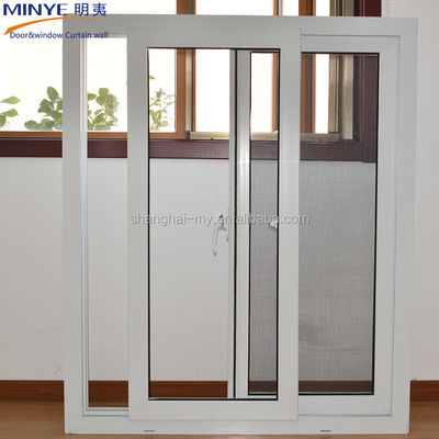 Innovative angepasste Farben Lärmvernichter PVC/UPVC Schiebefenster mit Grilldesign