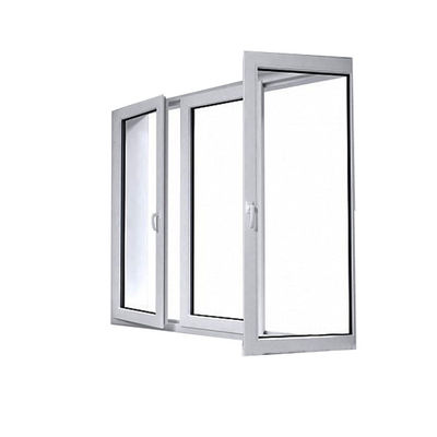 UPVC-/PVC-Fensterfassungen für Toiletten, Windwiderstand 3500 Pa, Swing-Open-Stil