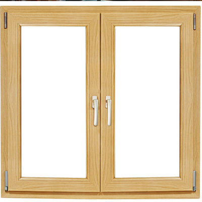 Horizontales Öffnungsmuster PVC-Fensterrahmen Design im europäischen Stil 2,5 mm Dicke