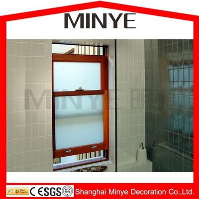 1.4mm Profildicke Bogen Top Design Badezimmer Vertikales Schiebefenster aus Aluminium OEM