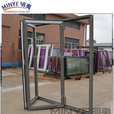 Moderne Design-Stil individuell angepasste Größe Eisen Grill Fenster Tür Designs/Glas Klapptür