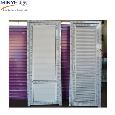 Hauptmaterial PVC Weißfarbe Upvc/Pvc-Gehäuse mit festem Planken-Einfachtor
