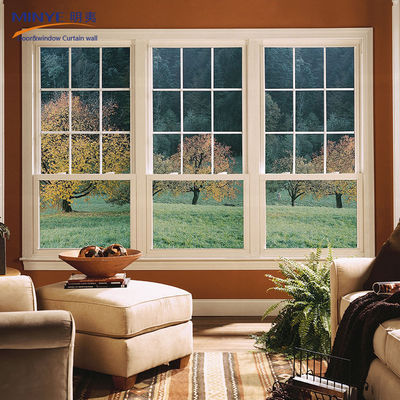 Swing Open Weiß Aluminium Glas Fenster mit spanischem Design aus Shanghai