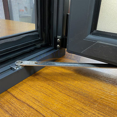 Gute Dichtung Thermal Break Aluminium Neigungs- und Drehfenster mit doppelt gehärtetem Glas