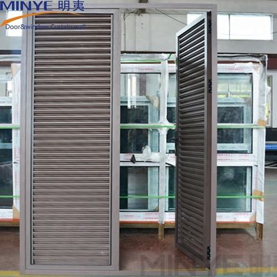 Design-Aluminium-Gehäuse Türen mit kundenspezifischen Louver Größe und Pulverbeschichtung Finish