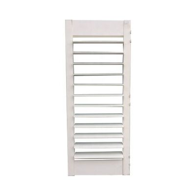 Horizontales Öffnungsmuster Frankreich PVC-Riegel/Louver Plantage Moderne Gestaltung