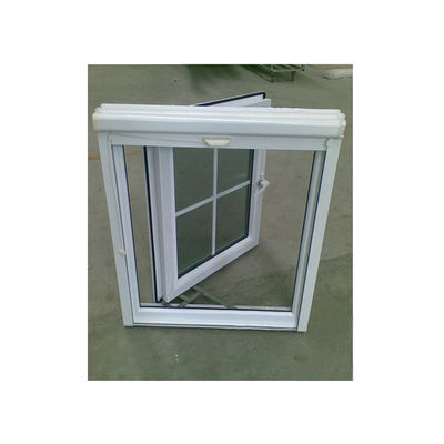 Swing-Open-Style Aluminium-Legierung-Gitterfenster mit einfachen Eisernen Fenstergrills Design