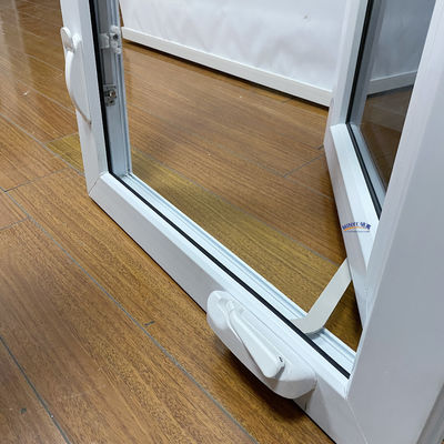 Maßgeschneiderte Größe Weiß Upvc Fenster Doppelverglasung Swing Pvc Casement Fenster für Ihre