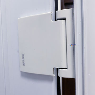 Doppelgehärtetes Glas französischer Stil UPVC vertikale Scharniertür für PVC-Gusset Tür Exporteur