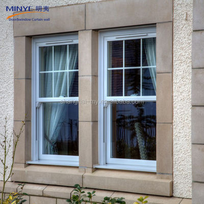 Individuelle Größe amerikanische Doppel-Hängen Fenster mit Bildschirm chinesische Top-Hardware enthalten