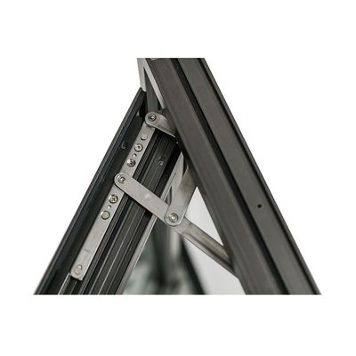 Schalldicht doppelt verglaste AS2047 Low-e Außen Aluminium-Sturm-Gehäuse Schaukelfenster