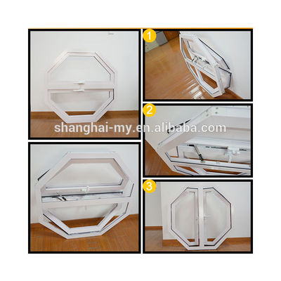 5mm-12mm Glas Spec Kreisförmige Doppelplatte Schwing Out Round Window Casement Fenster für Luftfluss und Ästhetik