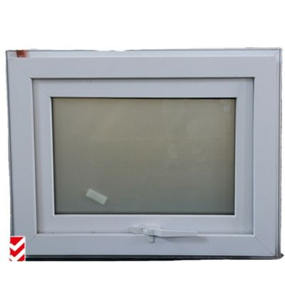 UPVC-Rahmen und moderner Design-Stil Doppelgehärtetes Glas Fenster in weißer Farbe
