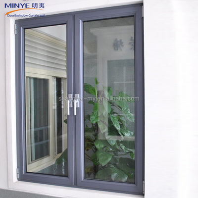 Hochaluminium-Floor-to-Ceiling-Fenster mit Nylon-Bildschirm und Profildicke von 3,0 mm