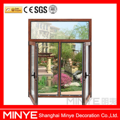 Hochwertige chinesische oder deutsche Hardware Wohnung Aluminiumrahmen Seitengehinge Fenster
