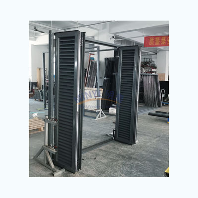Chinesische Top-Hardware Hochfestigkeit Aluminium Klapplädenfenster für moderne Villa