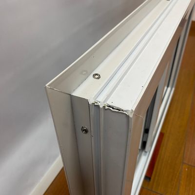 Schwarz außen Weiß innen PVC Schiebefenster für Winddichte Leistung