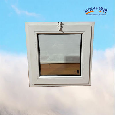 Doppelgehärtetes Glas UPVC Neigung Fenster im modernen Stil für Australien Kunststoffrahmen