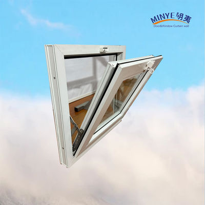 Doppelgehärtetes Glas UPVC Neigung Fenster im modernen Stil für Australien Kunststoffrahmen