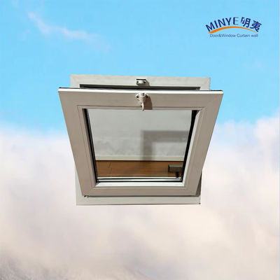 Doppelgehärtetes Glas UPVC Neigung Fenster im modernen Stil für Australien Kunststoffrahmen