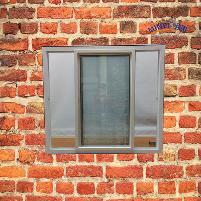 Moderne Louver UPVC-Schiebefenster mit Low-E-Glas-Doppelfarbe und deutscher Hardware