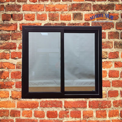 Moderne Louver UPVC-Schiebefenster mit Low-E-Glas-Doppelfarbe und deutscher Hardware