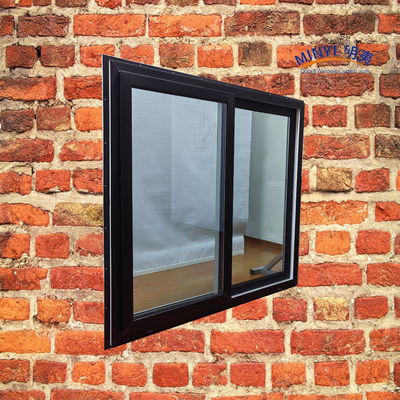 Moderne Louver UPVC-Schiebefenster mit Low-E-Glas-Doppelfarbe und deutscher Hardware