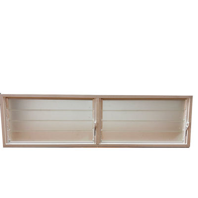Customized Farben Aluminium Glas Louver Schleier für den europäischen Stil Außenschutz