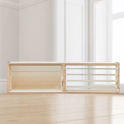 Customized Farben Aluminium Glas Louver Schleier für den europäischen Stil Außenschutz